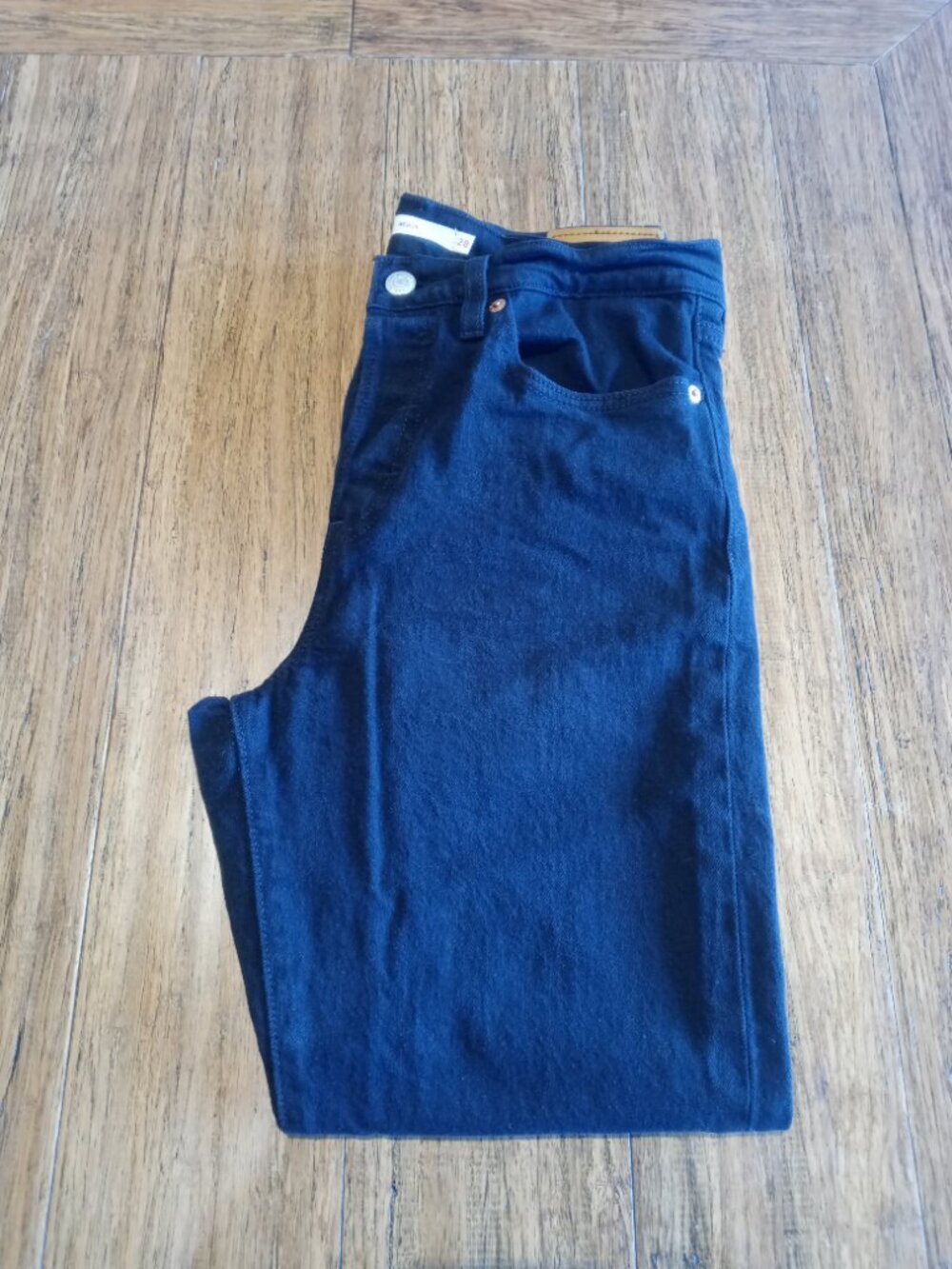 LEVI'S wedgie fit jeans in black (sz28)